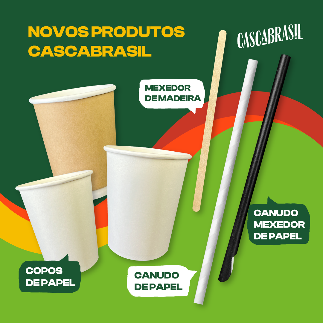 Novos Produtos CascaBrasil: Não é o futuro. É o agora.