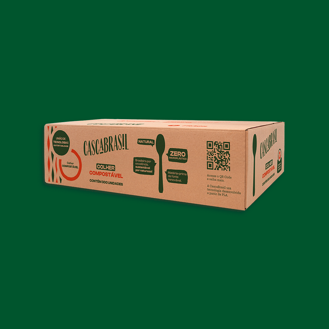 Colher Compostável Granel