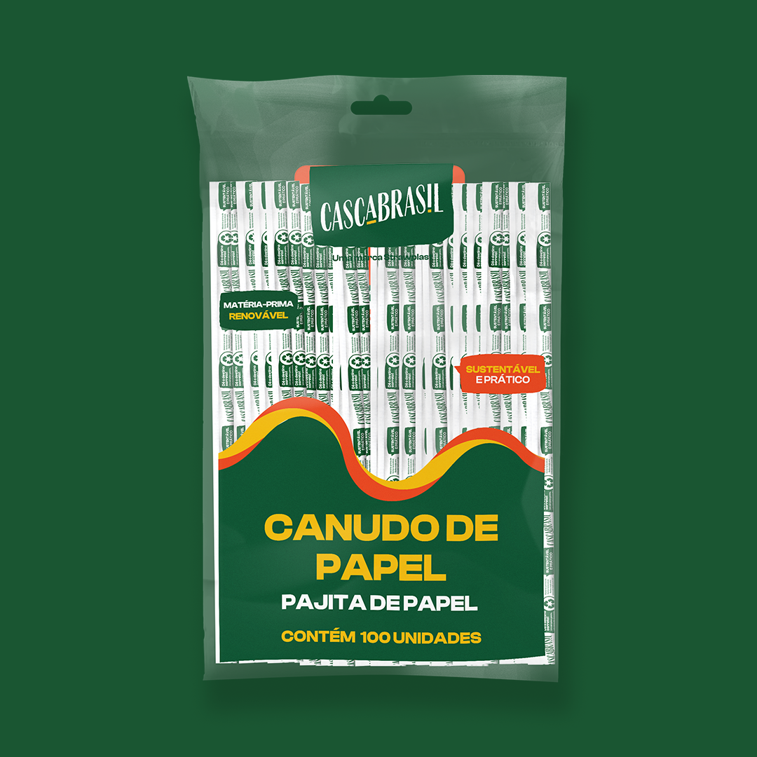 Canudo de Papel Sachê – 100 un.